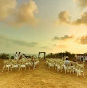 Outdoor Wedding Prep at Fort Tiracol