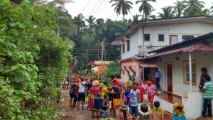 Procession from the Church to the Tiracol Village Square